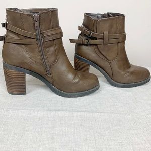 Diba Buckle Double Buckle Booties